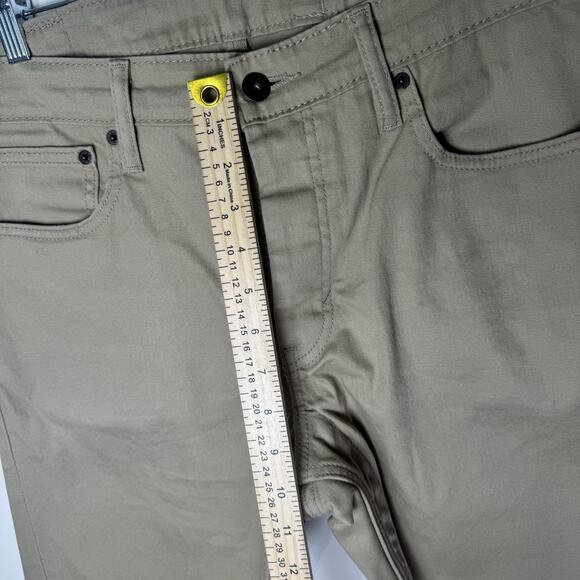 LEVI’S 511 Men’s Skinny Fit Jeans 36x32 Khaki Stretch Cotton Pants Casual Beige - Picture 3 of 11